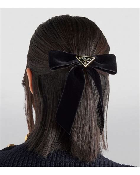 prada hair bow clip